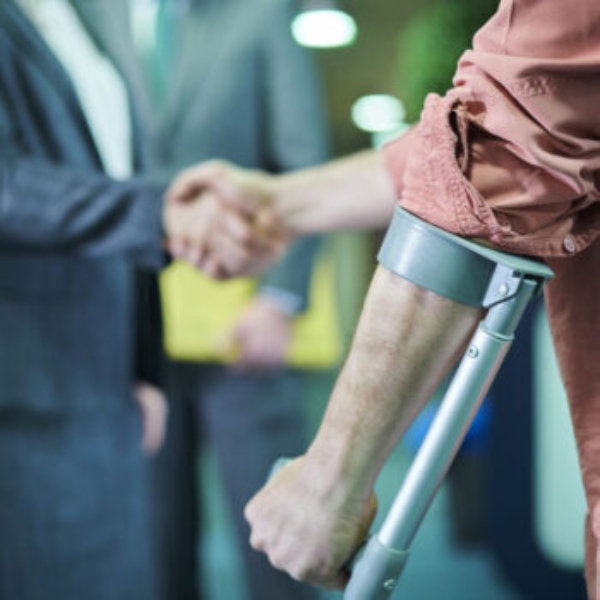 Man with Personal Injury